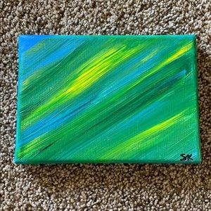 Painting: Sea Brushstrokes (mini)💙💚💛